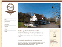 Tablet Screenshot of landgasthof-veit.de